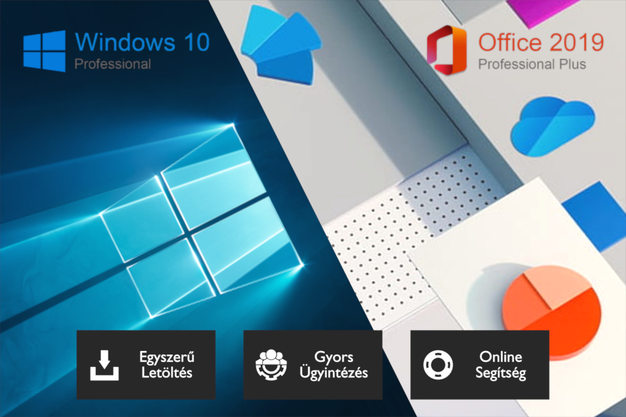 Windows 10 Pro + Office 2019 Pro Plus