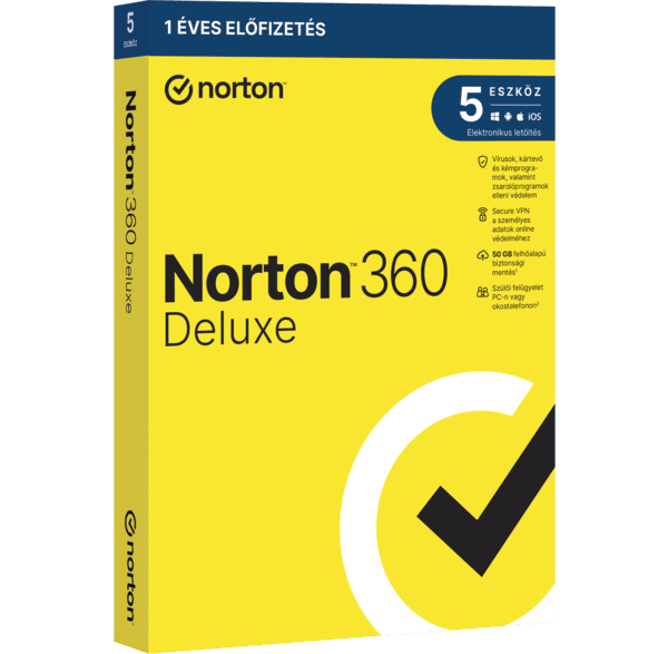 Norton 360 Deluxe 5 felhasználó