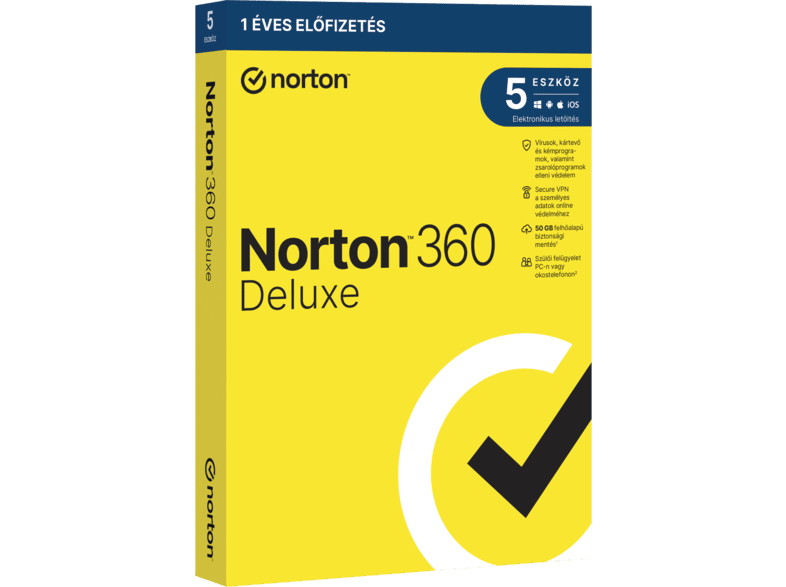 Norton 360 Deluxe 5 felhasználó