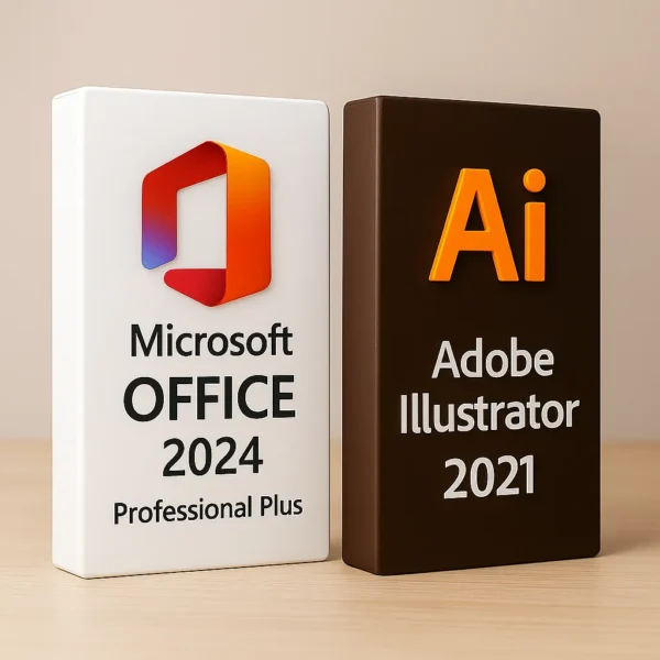 Microsoft Office 2024 Pro Plus + Adobe Illustrator 2021