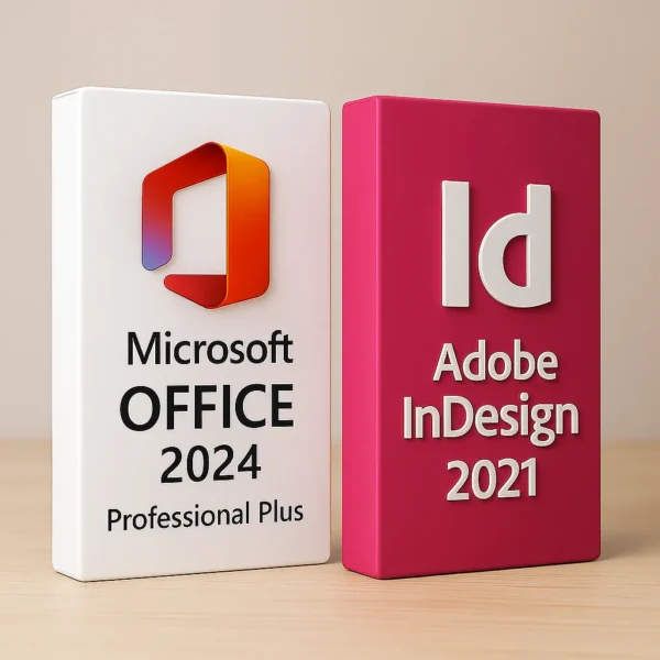 Microsoft Office 2024 Pro Plus + Adobe InDesign 2021