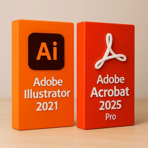 Adobe Illustrator 2021 + Adobe Acrobat 2025 Pro