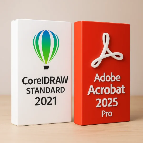 CorelDraw Standard 2021 + Adobe Acrobat 2025 Pro