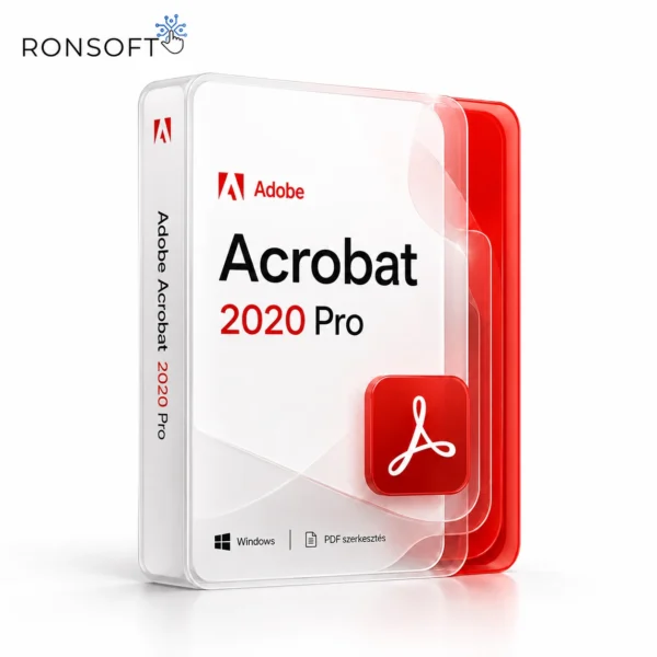 Acrobat 2020 Pro és Windows 11 pro szoftvercsomag termékképe