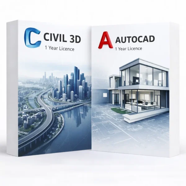 Autodesk AutoCAD és Civil 3D (1 év), Windows szoftvercsomag termékképe