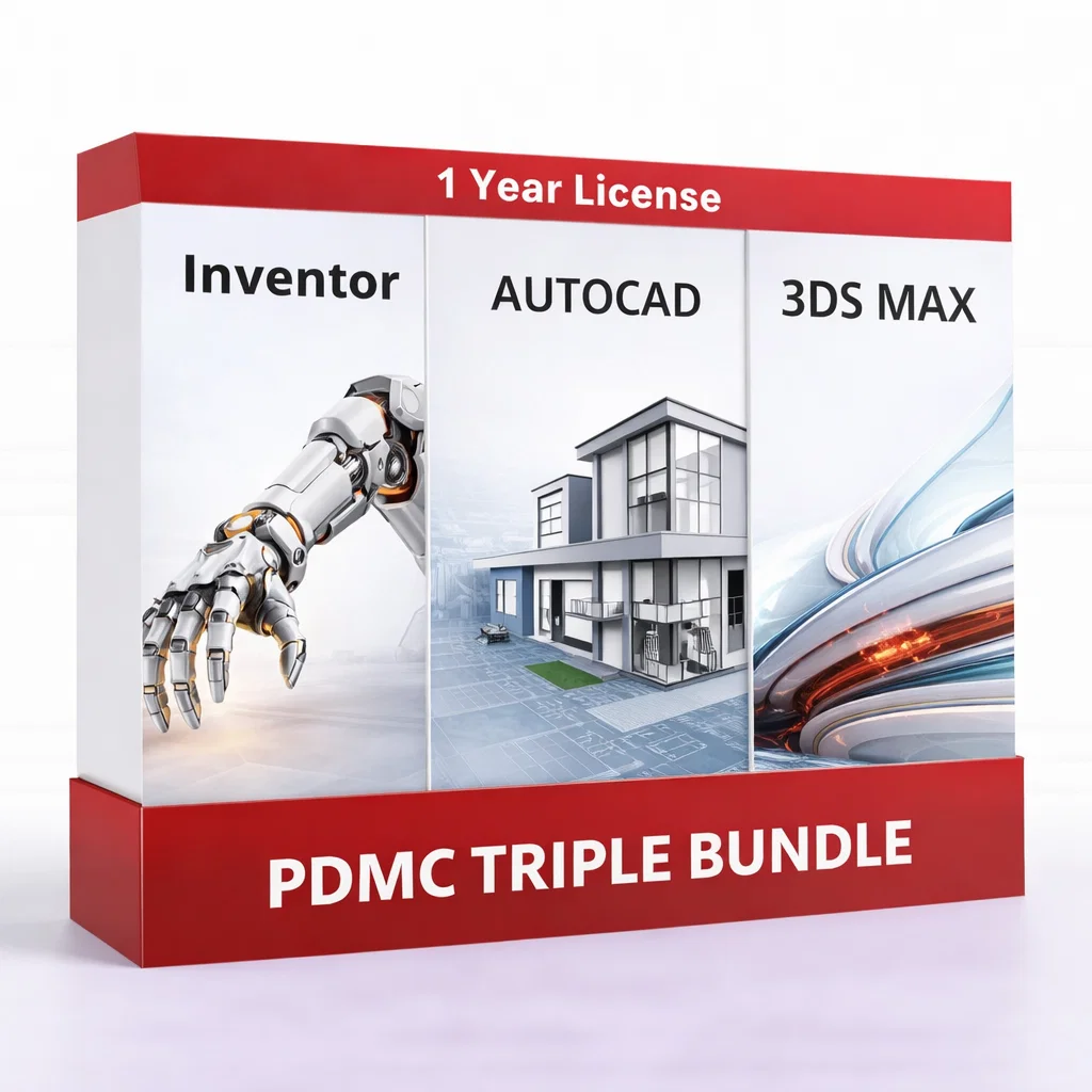 autocad_inventor_3dsmax_1 Autodesk AutoCAD + Inventor + 3ds Max (1 év) I Windows - Image 1