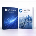 Windows 11 Pro (örök) + Autodesk Civil 3D (1 év)