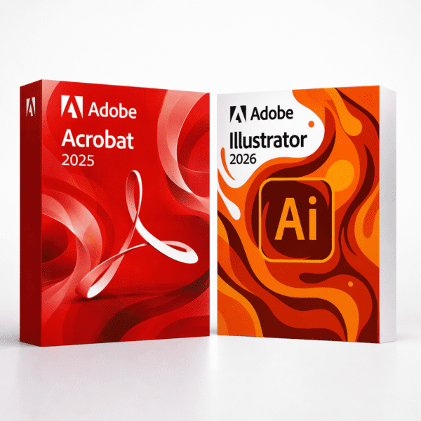 Acrobat 2025 és Illustrator 2026 szoftvercsomag termékképe