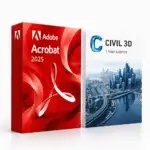 Acrobat 2025 (örök) + Civil 3D (1 év)