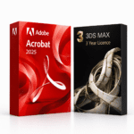 Acrobat 2025 (örök) + 3ds Max (3 év)