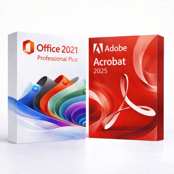 Office 2021 Pro Plus és Acrobat 2025 szoftvercsomag termékképe