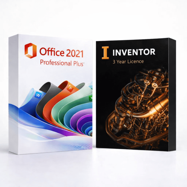 Office 2021 Pro Plus és Autodesk Inventor (3 év) szoftvercsomag termékképe