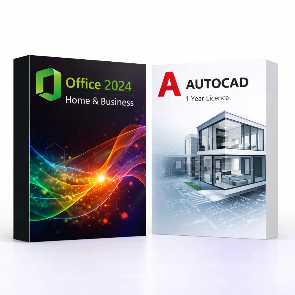off24hb_auto1cad Office 2024 Home & Business (örök) + Autodesk AutoCAD (1 év) - Image 1