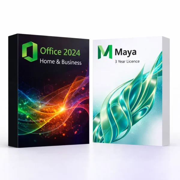 Office 2024 Home és Business és Autodesk Maya (3 év) szoftvercsomag termékképe
