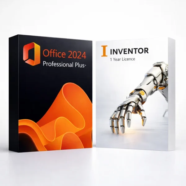 Office 2024 Pro Plus és Autodesk Inventor (1 év) szoftvercsomag termékképe