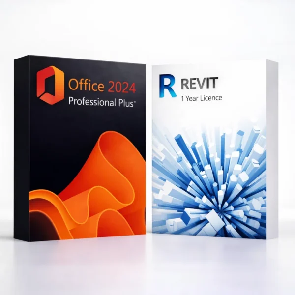 Office 2024 Pro Plus és Autodesk Revit (1 év) szoftvercsomag termékképe