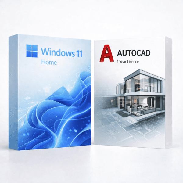 Windows 11 Home és Autodesk AutoCAD (1 év) szoftvercsomag termékképe
