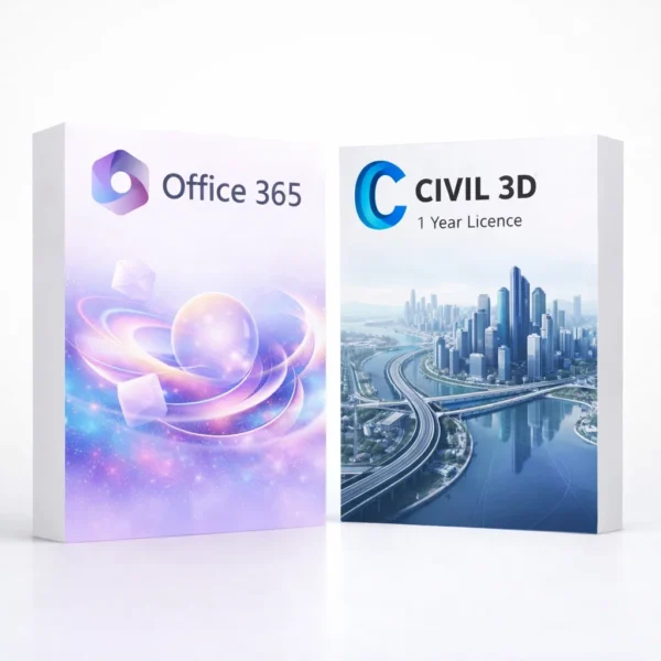 Office 365 (1 év) és Civil 3D (1 év) szoftvercsomag termékképe