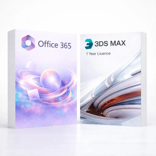 Office 365 (1 év) és 3ds Max (1 év) szoftvercsomag termékképe
