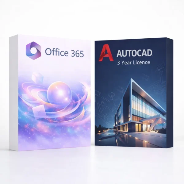Office 365 (1 év) és AutoCAD (3 év) szoftvercsomag termékképe