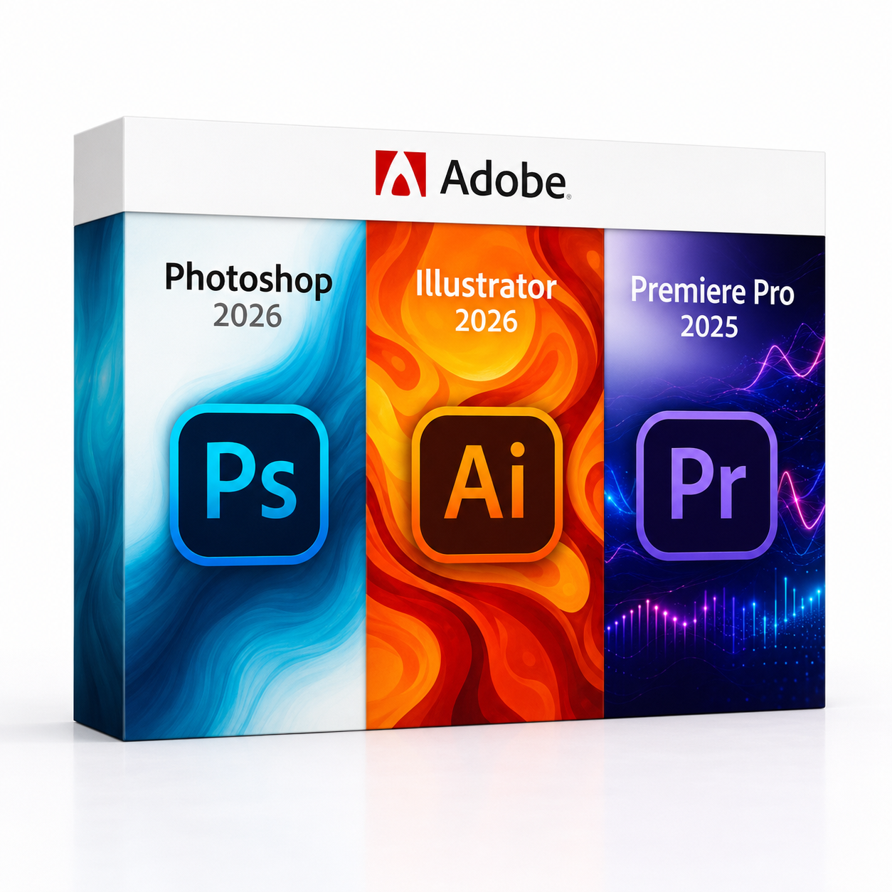 ps26_ai26_pr25 Photoshop 2026 + Illustrator 2026 + Premiere Pro 2025 - Image 1