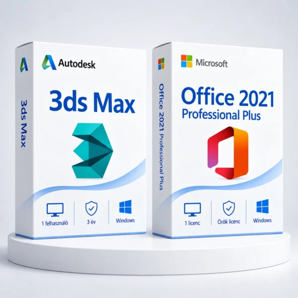 Office 2021 Pro Plus (örök) + Autodesk 3ds Max (3 év)