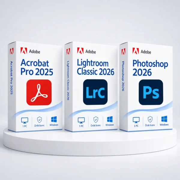 Photoshop 2026 + Lightroom Classic 2026 + Acrobat 2025