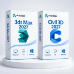 Autodesk 3ds Max 2027 + Civil 3D 2027 (1 év) I Windows – digitális szoftver, 2027-es Autodesk-kiadás