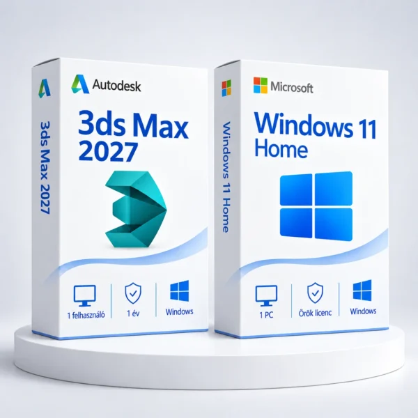 Windows 11 Home (örök) + Autodesk 3ds Max 2027 (1 év)