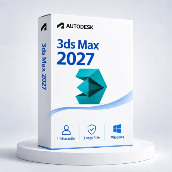 Autodesk 3ds Max 2027 I Windows I 1-3 éves licenc – digitális szoftver, 2027-es Autodesk-kiadás