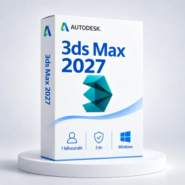Autodesk 3ds Max 2027 (3 év) I Windows – digitális szoftver, 2027-es Autodesk-kiadás