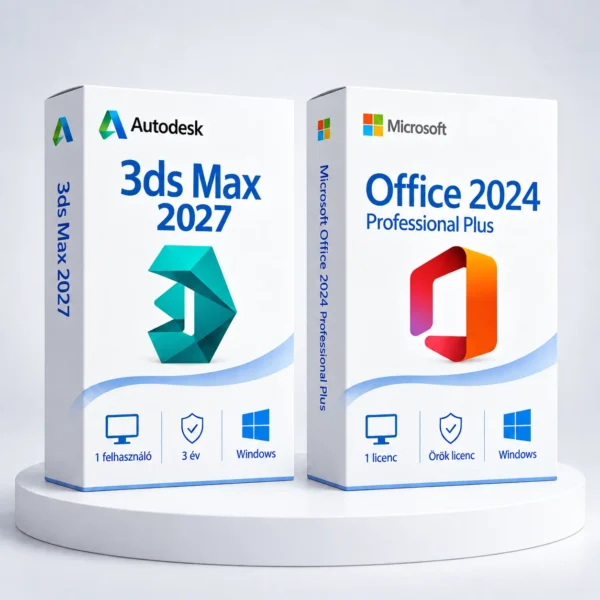 Office 2024 Pro Plus (örök) + Autodesk 3ds Max 2027 (3 év)