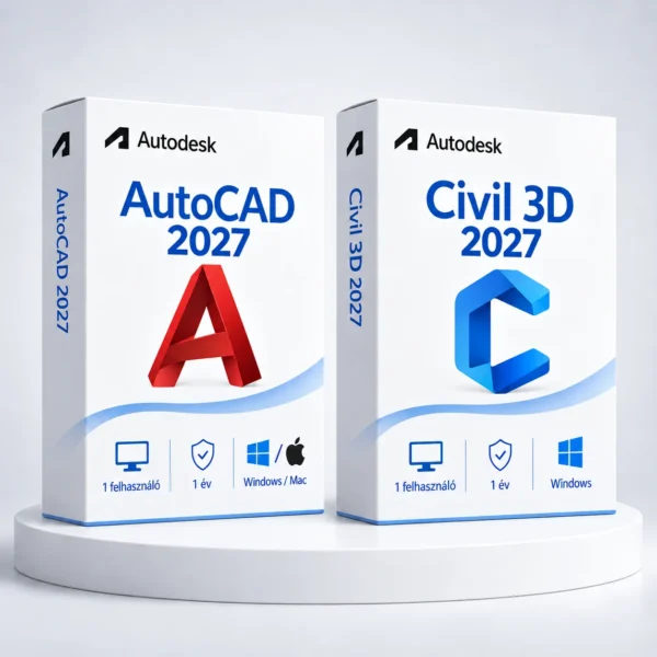 Autodesk AutoCAD 2027 + Civil 3D 2027 (1 év) I Windows
