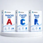 Autodesk AutoCAD 2027 + Revit 2027 + Civil 3D 2027 (1 év) I Windows – digitális szoftver, 2027-es Autodesk-kiadás