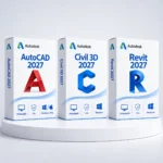Autodesk AutoCAD 2027 + Revit 2027 + Civil 3D 2027 (3 év) I Windows – digitális szoftver, 2027-es Autodesk-kiadás