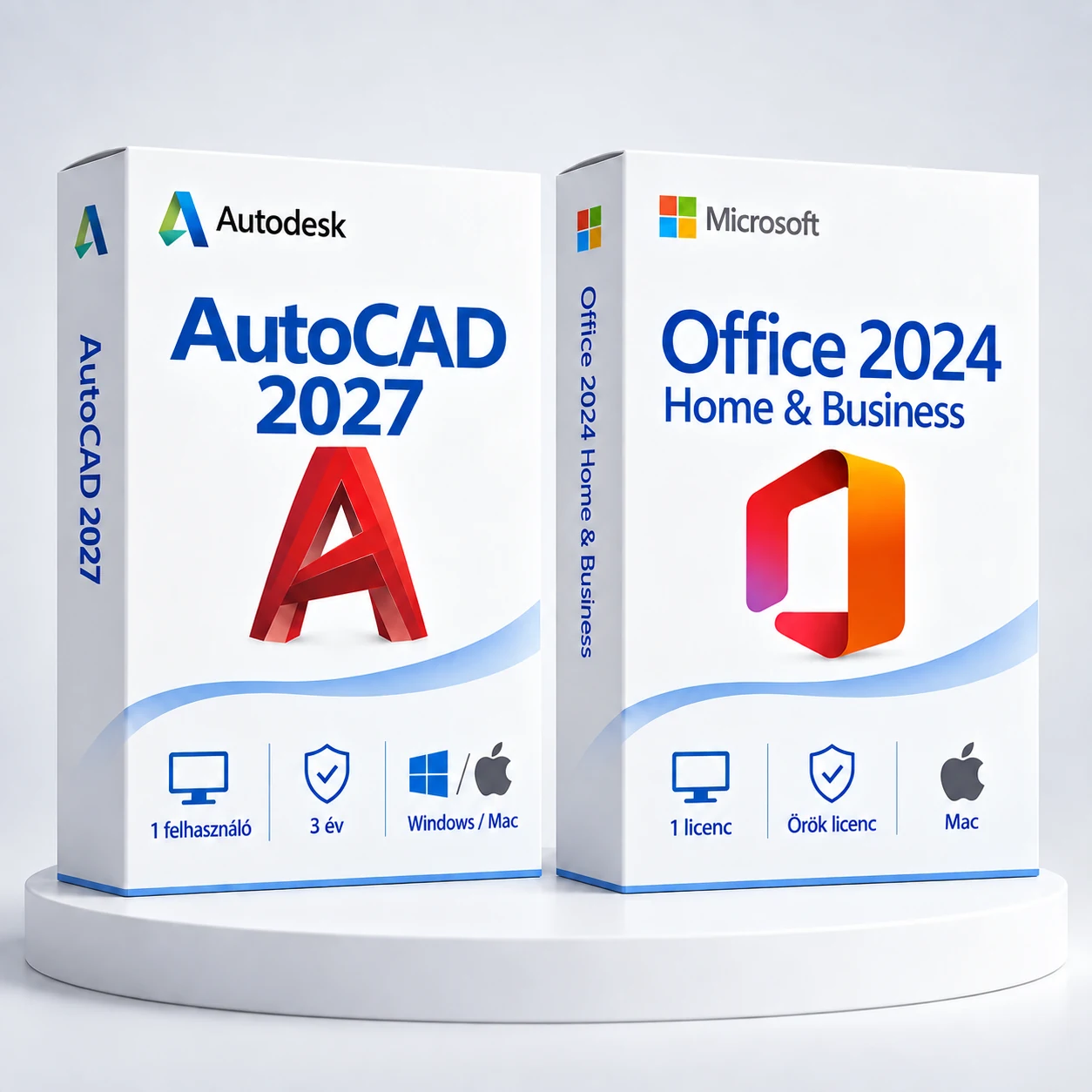 autodesk-2027-autocad-3-ev-office-2024-home-business Office 2024 Home & Business (örök) + Autodesk AutoCAD 2027 (3 év) – digitális szoftver, 2027-es Autodesk-kiadás