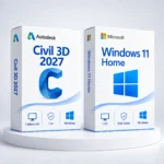 Windows 11 Home (örök) + Autodesk Civil 3D 2027 (1 év) – digitális szoftver, 2027-es Autodesk-kiadás