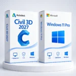 Windows 11 Pro (örök) + Autodesk Civil 3D 2027 (1 év) – digitális szoftver, 2027-es Autodesk-kiadás