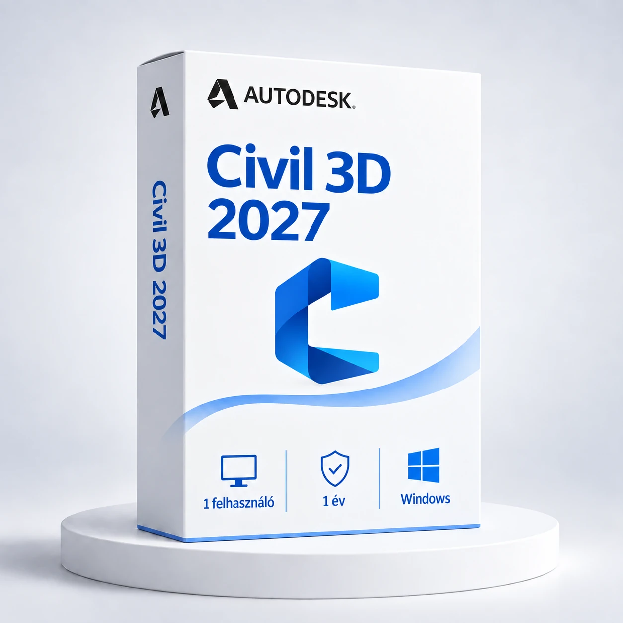 autodesk-2027-civil-3d-1-ev Autodesk Civil 3D 2027 (1 év) I Windows – digitális szoftver, 2027-es Autodesk-kiadás