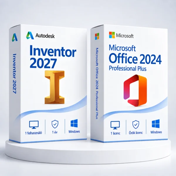 Office 2024 Pro Plus (örök) + Autodesk Inventor 2027 (1 év)