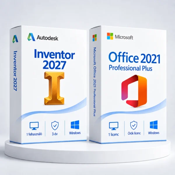 Office 2021 Pro Plus (örök) + Autodesk Inventor 2027 (3 év)