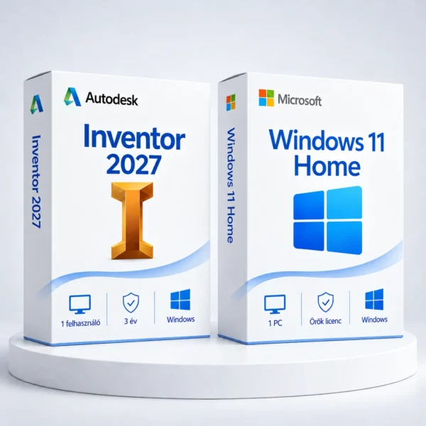 Windows 11 Home (örök) + Autodesk Inventor 2027 (3 év)