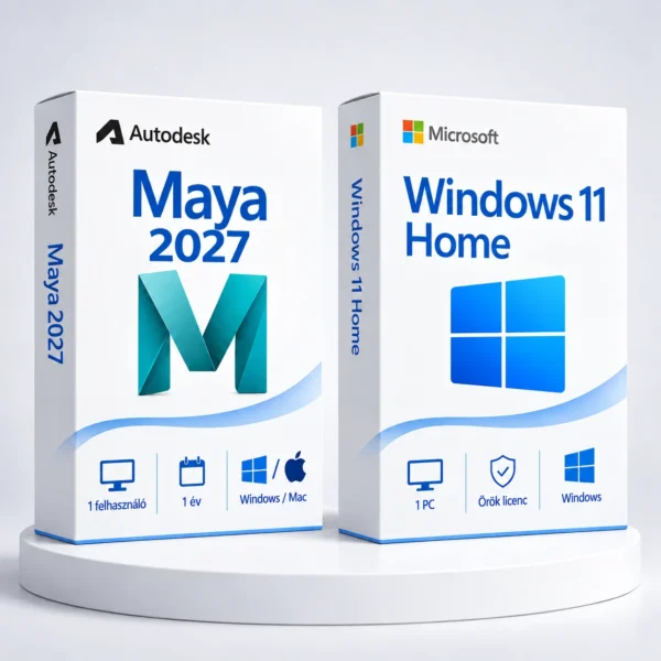 Windows 11 Home (örök) + Autodesk Maya 2027 (1 év)