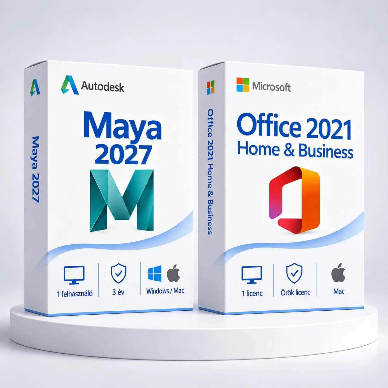 autodesk-2027-maya-3-ev-office-2021-home-business Office 2021 Home & Business (örök) + Autodesk Maya 2027 (3 év) – digitális szoftver, 2027-es Autodesk-kiadás