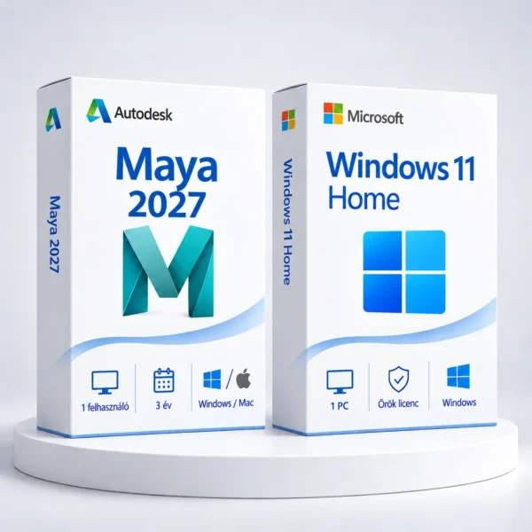 Windows 11 Home (örök) + Autodesk Maya 2027 (3 év)