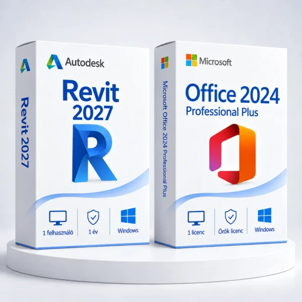Office 2024 Pro Plus (örök) + Autodesk Revit 2027 (1 év)