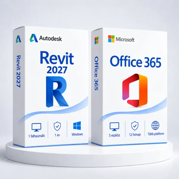 Office 365 (1 év) + Revit 2027 (1 év) – digitális szoftver, 2027-es Autodesk-kiadás
