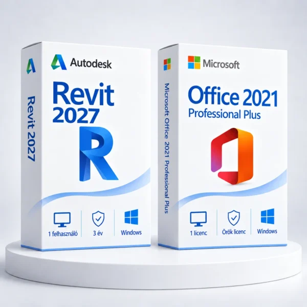 Office 2021 Pro Plus (örök) + Autodesk Revit 2027 (3 év)