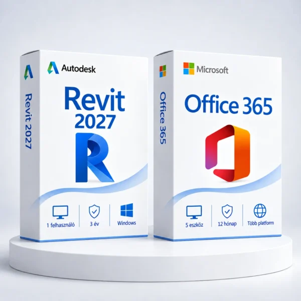 Office 365 (1 év) + Revit 2027 (3 év) – digitális szoftver, 2027-es Autodesk-kiadás