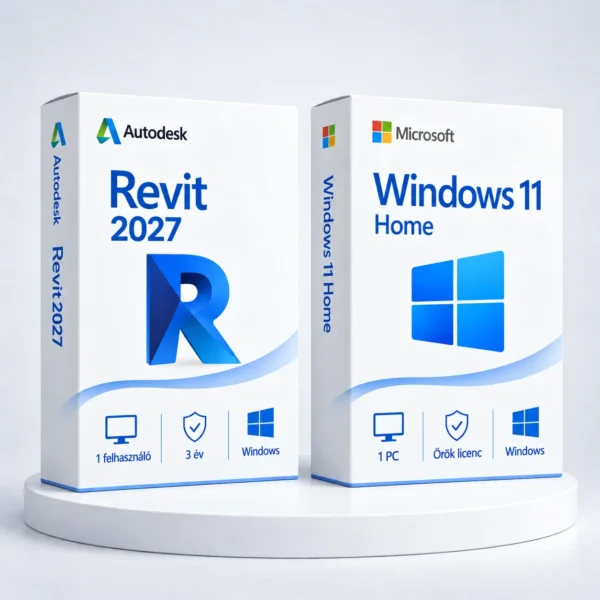 Windows 11 Home (örök) + Autodesk Revit 2027 (3 év)
